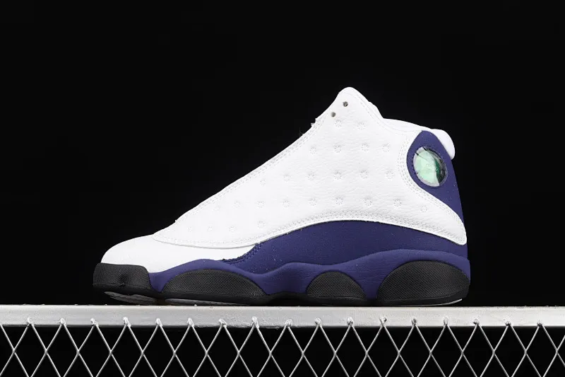 All categories Air Jordan Jordan series basketball shoes Air Jordan 13 G version Air Jordan 13 Retro AJ13 white and purple 414571-105